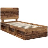  Okvir za krevet Staro drvo 75 x 190 cm Čvrsto borovo drvo | shoptok.hr