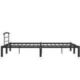  Za krevet crni metalni 120 x 200 cm | shoptok.hr