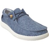 Pitas Mokasini Wallabi linen Modra | Shoptok.si