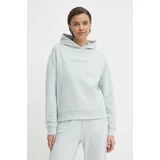 Calvin Klein Bombažen pulover ženski, s kapuco, K20K205449