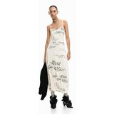 Desigual Haljina crna / bijela | shoptok.hr