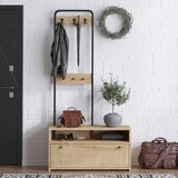 Hanah home Nicole Sapphire Oak Hall Stand