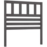  Uzglavlje za krevet sivo 106 x 4 x 100 cm od masivne borovine | Eponuda.com
