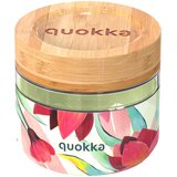 NOBRAND Quokka, Posoda za hrano 500ml, dekoracija pomlad s bambusovim pokrovom, Večbarvno, (5000071449) | Shoptok.si