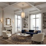 Open Design OR80551 - Luster na lancu LUNGA 1xE27/15W/230V sjajni hrom/bela | Eponuda.com