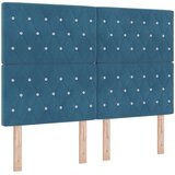  Krevet od pjene s madracem i LED-om Tamno plava 160 x 200 cm | shoptok.hr