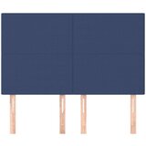  Posteljno vzglavje 4 kosa moder 72x5x78/88 cm blago, (20932992) | Shoptok.si