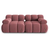 Micadoni Home Ružičasta baršunasta sofa 188 cm Bellis – | shoptok.hr