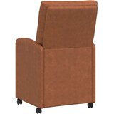  Blagovačke stolice s kotačima 2 pcs Smeđa 58 x 67 x 97 cm | shoptok.hr