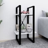 vidaXL Ormarić za knjige s 2 razine bijeli 40 x 30 x 70 cm od iverice Cijene
