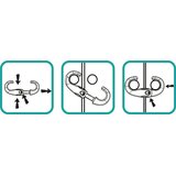 Zopa zaštita za vrata U 1kom white/grey | shoptok.hr