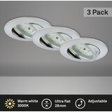BRILONER 7209-039 - Komplet 3x LED ugradnih svetiljki za kupatilo ATTACH LED/5W/230V IP23 | Eponuda.com