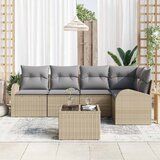  Set sofe s jastukom 6 pcs Bež Poliester | Eponuda.com