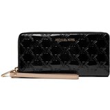 Michael Kors Velika ženska denarnica Large Logo Embossed 34H3GJ6T9U Black Cene