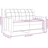  2-dijelni set sofa s jastucima smeđi baršunasti | shoptok.hr