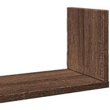 vidaXL Stenske police 3 kosi rjavi hrast 80x18x18 cm inženirski les | Shoptok.si