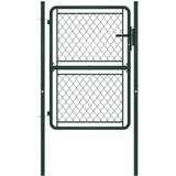 vidaXL Vrtna vrata iz jekla 100x125 cm zelena | Shoptok.si
