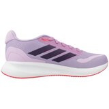 Adidas Superge 'Runfalcon 5' sivka / orhideja / neonsko lila / črna | Shoptok.si