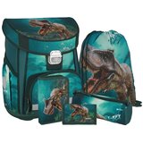 Spirit Spirit: Nahrbtnik z motivom T-Rexa, šolska torba, 5-delni komplet 38x17x28cm Cene