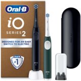 Oral-b ELEKTRIČNA ČETKICA iO2 DUOPACK Crna/Zelena, (8700216611909) | shoptok.hr