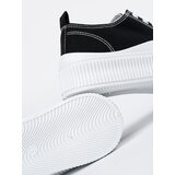 Shelvt Black and white sneakers with a thick sole | shoptok.hr