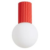 Sollux Lighting Stropna svetilka HALO rdeča IP44, (5000352411) | Shoptok.si