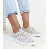 Gemre Beige openwork sneakers Manoek | Shoptok.si