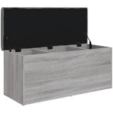  Klupa za cipele siva boja hrasta 102x42x45 cm konstruirano drvo | Eponuda.com