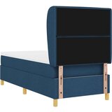 Box Spring Postelja z Vzmetnico Modra 80x200 cm Tkanina, (22051179) | Shoptok.si