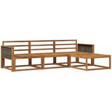vidaXL Zunanja garnitura za sedenje 4 pcs Naravna Masiven les akacije, (5000281424) | Shoptok.si
