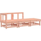  The Living Store Vrtna sedežna garnitura 3-delna trden les douglas - Vrtna Sedežna Garnitura, (21443904) | Shoptok.si