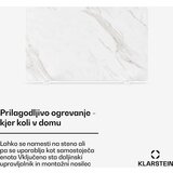 Klarstein MarmoHeat Infrardeča plošča | 600 W | 15 m² | marmoren design | 70 cm x 100 cm | Shoptok.si