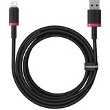 Baseus Dura Type A to IP 2.4A 2 m fast charging cable Black, Red | shoptok.hr
