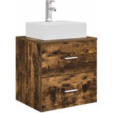  Umivaonik s policom Dimljeni hrast 49,5 x 41 x 62,5 cm | shoptok.hr