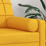 vidaXL Ukrasni jastuci 2 kom svjetložuti Ø 15 x 50 cm od tkanine | shoptok.hr
