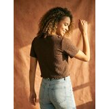 Sinsay Crop top od strukturirane tkanine | shoptok.hr