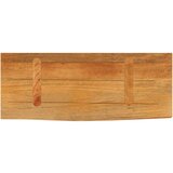 Stolna Mizna plošča z naravnim robom 70x40x3,8 cm trden mangov les, (21410726) | Shoptok.si