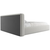Makamii Svijetlo sivi tapecirani bračni krevet s prostorom za odlaganje s podnicom 160x200 cm Kiana – | shoptok.hr