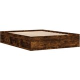  Posteljni okvir dimljen hrast 160x200 cm | Shoptok.si