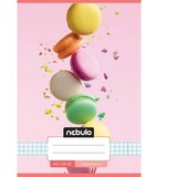NEBULO bilježnica s uzorkom makarona, kvadratići, A/5, 27-32 | shoptok.hr