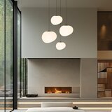 Candellux Lighting Crno-bijela viseća svjetiljka ø 30 cm Stones – | shoptok.hr