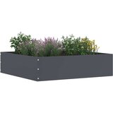vidaXL Robovi trave 6 pcs Antracit 50 x 50 x 13 cm Jeklo | Shoptok.si