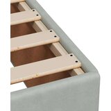 vidaXL Box spring postelja z vzmetnico svetlo siva 160x200 cm žamet | Shoptok.si