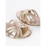 GOODIN Elegant gold low-heeled sandals | shoptok.hr