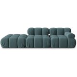 Micadoni Home modrozelena žametna sedežna garnitura 282 cm bellis – Cene