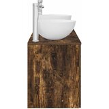  Set ormarića za kupaonicu 3 kom. Dimljeni hrast Smeđa 49,5 x 41 x 64,5 cm | shoptok.hr