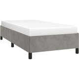 Posteljni okvir svetlo siv 100x200 cm žamet, (20725852) | Shoptok.si