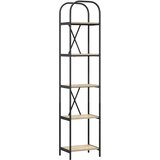  Polica Sonoma hrast 40 x 30 x 183 cm Konstruirano drvo | shoptok.hr
