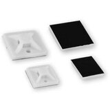 El. Mat nosač vezice SAMOL.3,6mm beli 19 x 19 /PAK=100KOM/LH-MP-20