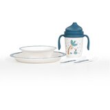 Interbaby set za jelo 5/1 Jungle Plavo | shoptok.hr